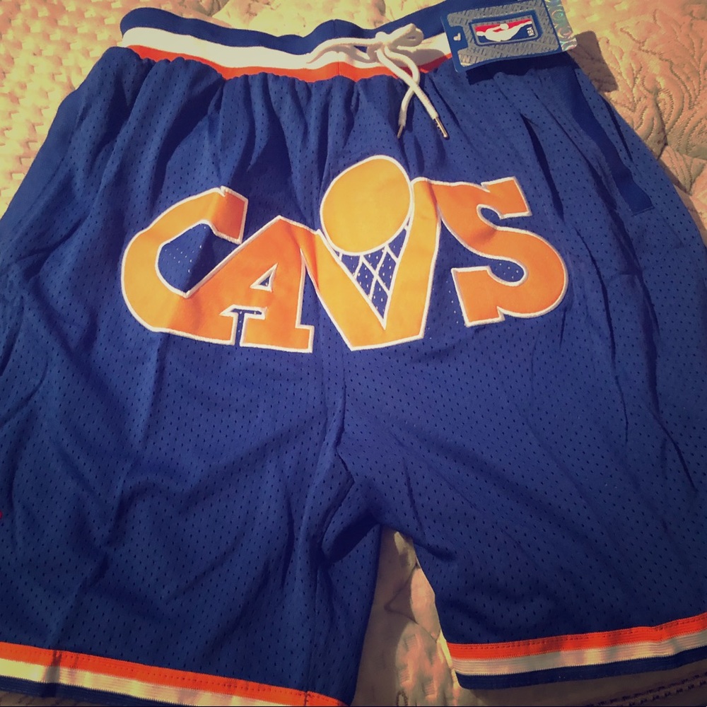 Cavs just don shorts